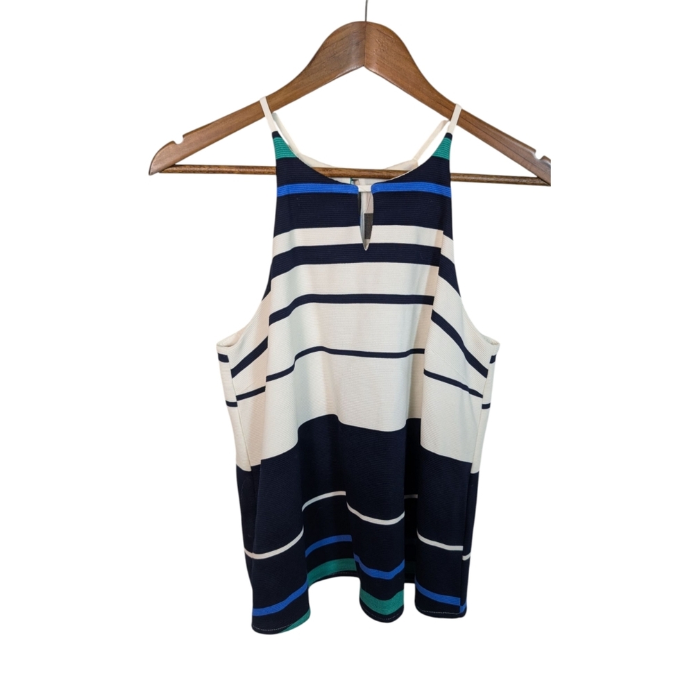 Anthropologie Sunday In Brooklyn Rayon Stripes Tank Top